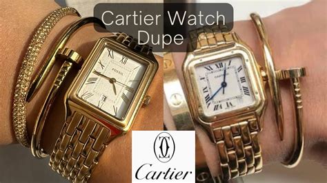 best cartier watch dupe amazon|look alike cartier watches.